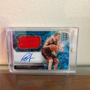 2016‑17 Jakob Poeltl Rookie Patch Auto /99 – Raptors – RC Jersey Auto (RPA)